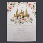 Προσκλητήριο Βάπτισης B102 για κορίτσι