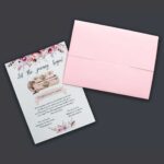 Προσκλητήριο Βάπτισης BF965 για κορίτσι