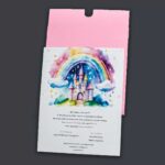 Προσκλητήριο Βάπτισης V726 για κορίτσι