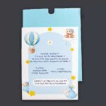 Προσκλητήριο Βάπτισης V729 για αγόρι