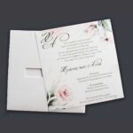 Προσκλητήριο Γάμου W501-4