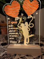 Φωτιστικό Σταντάκι Καρδία με Φως